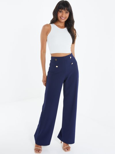 Quiz 4 Button Palazzo Pant product