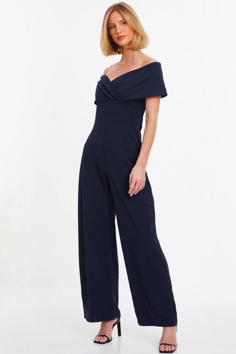 Bardot Wrap Belt Jumpsuit