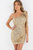 Bow One-Shoulder Sequin Bodycon Dress