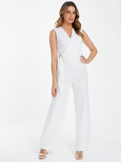 Quiz Buckle Detail Wrap Jumpsuit product