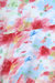 Chiffon Floral V-Neck Frill Maxi Dress