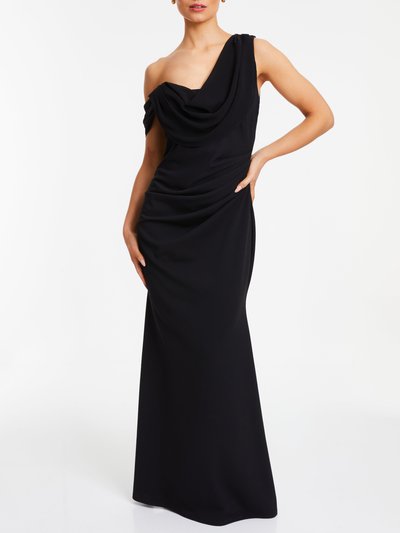 Quiz Chiffon & Scuba Crepe Cowl Neck Maxi Dress product