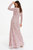 Embellished Twist Detail Evening Dress