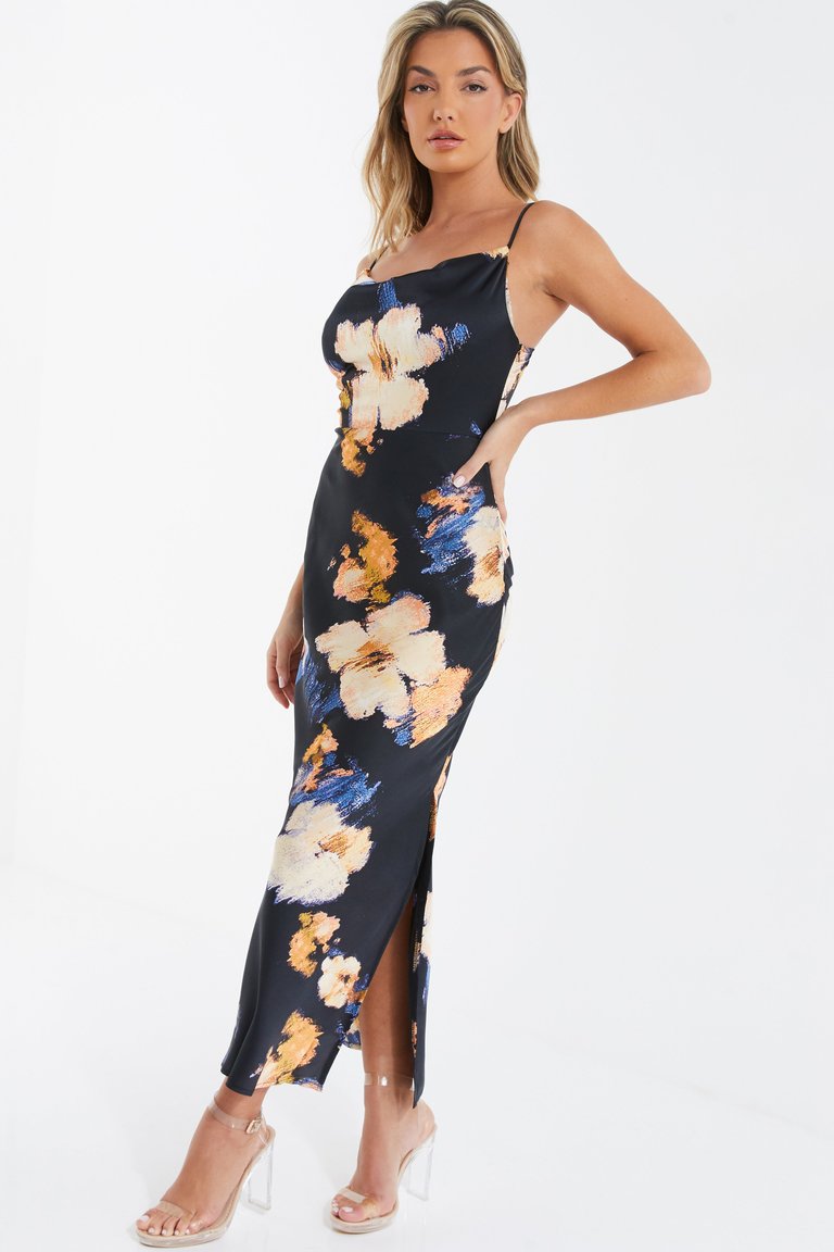 Floral Midaxi Dress - Multi