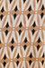 Geometric Satin Wrap Midi Dress