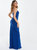 Ity Cowl Maxi Dress - BLUE