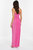 Lurex Wrap Diamante Strap Maxi Dress