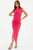Maxi Dress With Wrap Button Detail