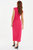 Maxi Dress With Wrap Button Detail