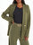 Olive Green Relaxed 4 Button Blazer