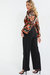 Paisley Satin 2 In 1 Palazzo Jumpsuit