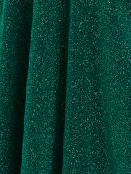 Plus Size Glitter Wrap Maxi Dress