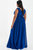 Plus Size Glitter Wrap Maxi Dress