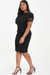 Plus Size Mesh Bardot Bodycon Dress