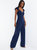 Scuba Crepe Frill Detail Strappy Jumpsuit