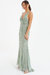 Sequin Strappy Evening Dress