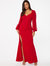 Sweetheart Neckline Split Leg Maxi Dress