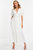 Textured Woven Knot Front Midaxi Dress - Neutral