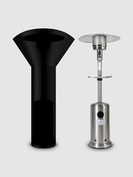 46000 BTU Mushroom Outdoor Patio Heater with Round Side Table