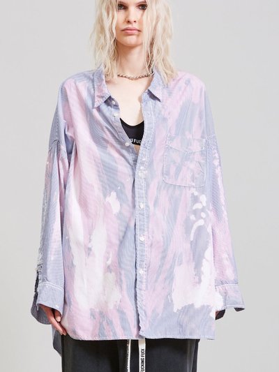 R13 Bleached Drop Neck Shirt product