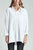 Drop Neck Oxford Shirt - White
