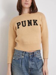 Punk Cotton Sweater - Beige