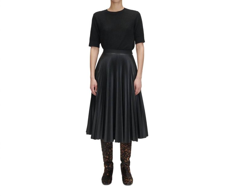 Larni Skirt In Black - Black