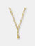 14k Gold Plated Charm Necklace - Gold