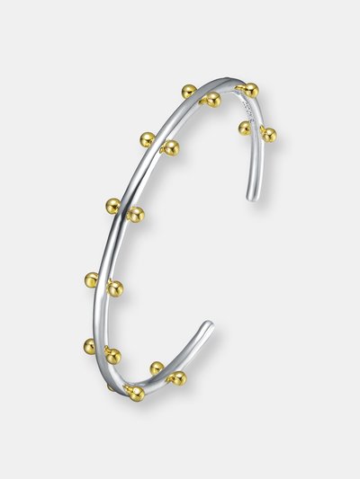 Rachel Glauber 14k Gold Plated Cuff Bracelet product