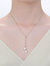 14k Gold Plated Pearl And Cubic Zirconia Y Neck Necklace