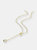 14k Gold Plated Y Neck Necklace