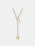 14k Gold Plated Y Neck Necklace - Gold