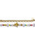 GigiGirl Kids 14k Gold Plated Multi Color Beads With Freshwater Pearls And A Butterfly Charm Necklace