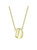 GigiGirl Kids/Teens 14k Gold Plated Asymmetrical Necklace - Gold