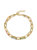 GigiGirl Teens 14k Gold Plated With Multi Color Enamel Chain Bracelet - Multi-Color