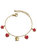 GigiGirl Toddler/Kids 14k Gold Plated Red Enamel Heart Charm Bracelet - Red