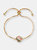 Kids/Teens 14k Gold colored Multi Color Cubic Zirconia Adjustable Bracelet - Multi Color