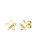 Rachel Glauber 14k Gold Plated with Diamond Cubic Zirconia Lucky Star Stud Earrings - Gold
