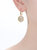 Rachel Glauber Rhodium And 14k Gold Plated Cubic Zirconia Hook Earrings