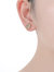 Rachel Glauber Rhodium And 14k Gold Plated Cubic Zirconia Stud Earrings
