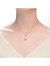 Teens/Young Adults 18K Rose Gold Plated Ribbon Pendant Necklace