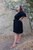 Gauze Alba Dress - Plus Size - Black