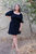 Gauze Alba Dress - Plus Size - Black