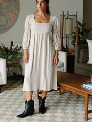 Linen Doreen Dress - Natural