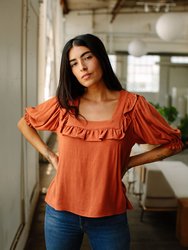 Linen Dorothy Top