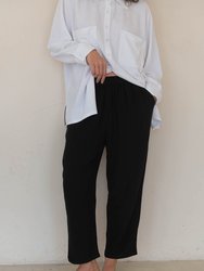 Linen Jules Pant - Black