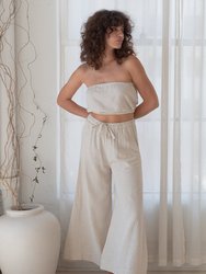 Linen Lyric Pant - Natural