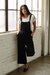 Linen Tao Overalls - Black