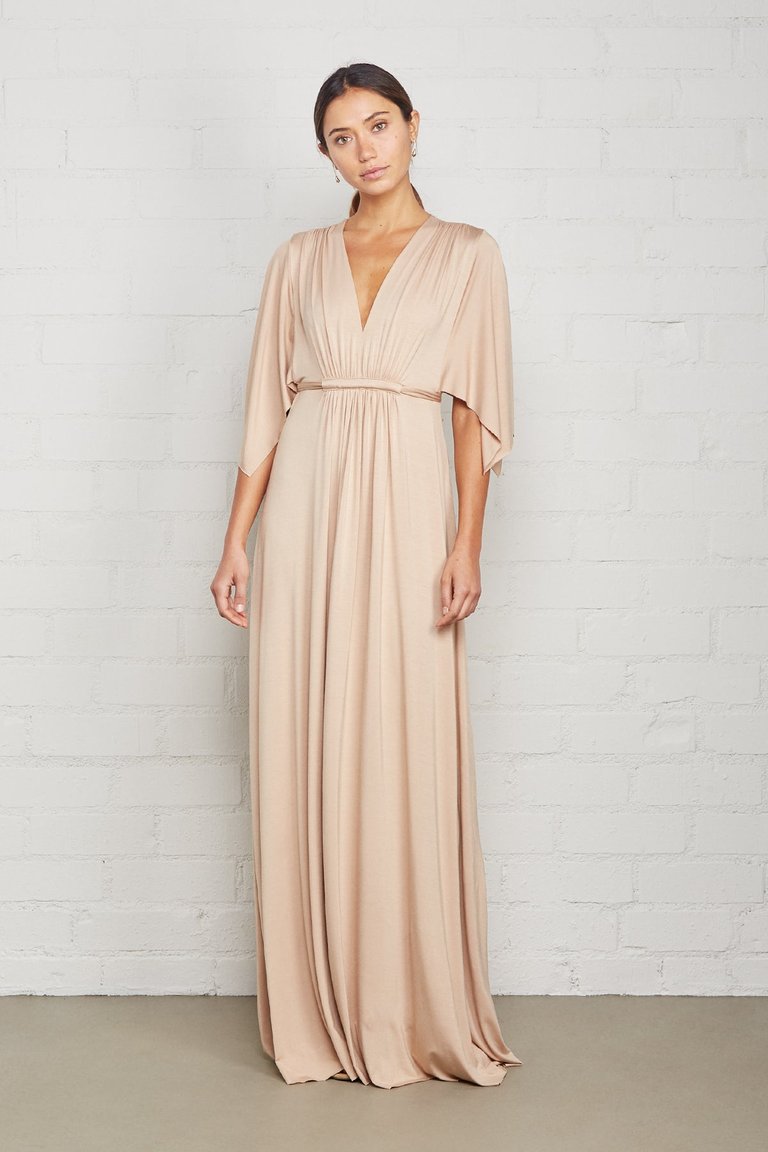 Long Caftan Dress - Bamboo