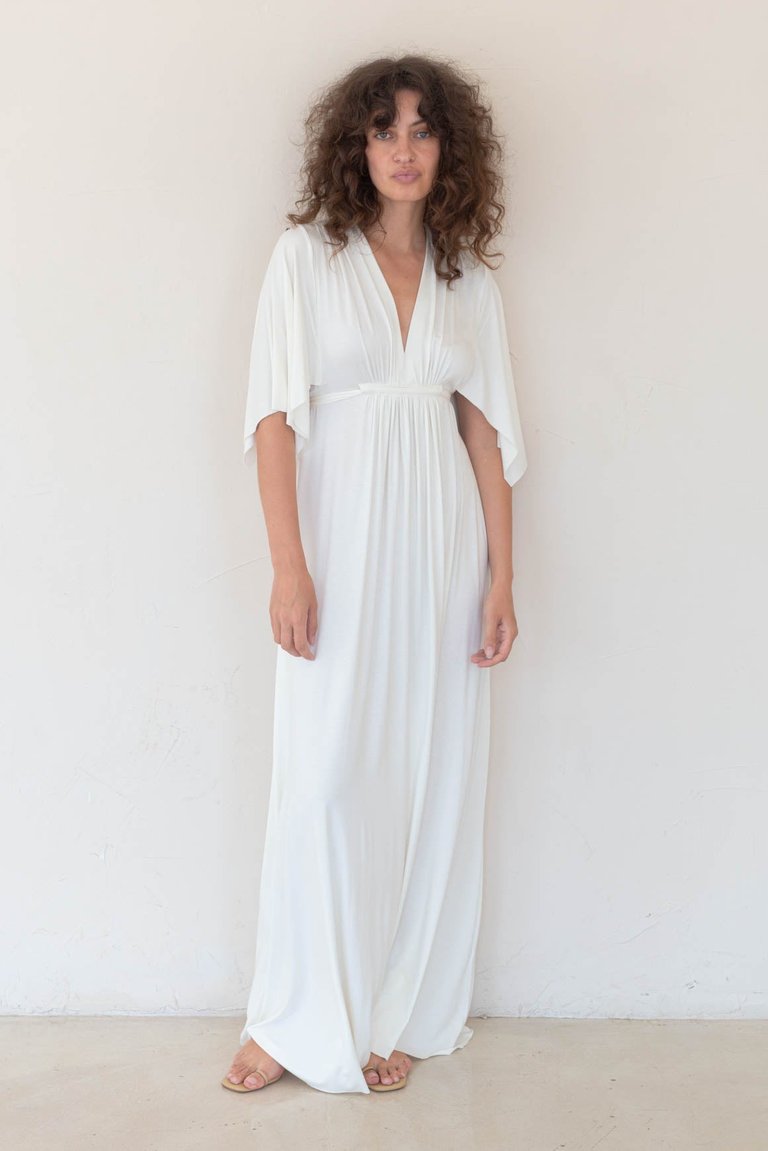 Long Caftan - White